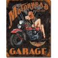 Знак декоративный металлический "Motorhead Garage"